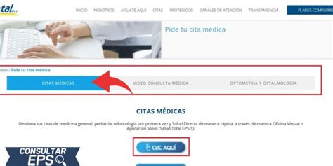 cita salud total|Cómo Consultar Citas Salud Total EPS